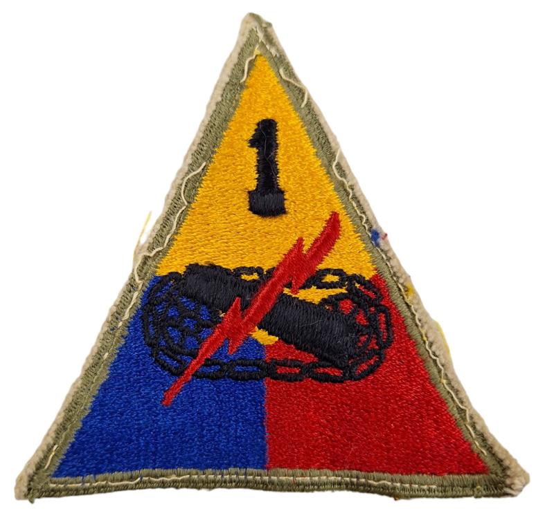 a us 1 th Armored Division patch