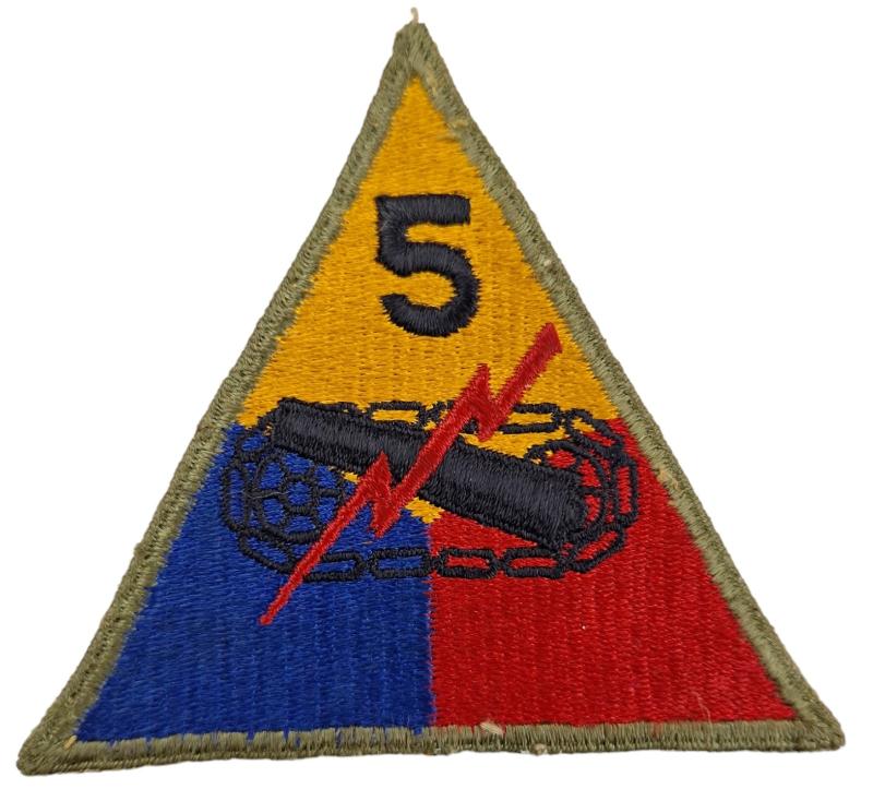 us 5 th Armored Division patch