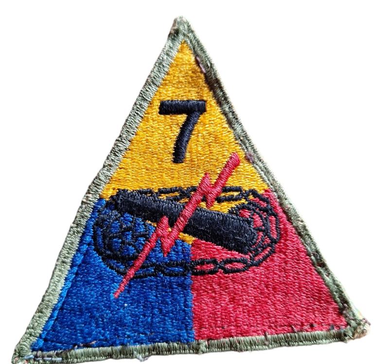 an us 7 th Armored Division patch