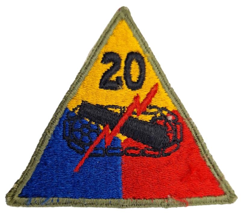 an us 20 th Armored Division patch