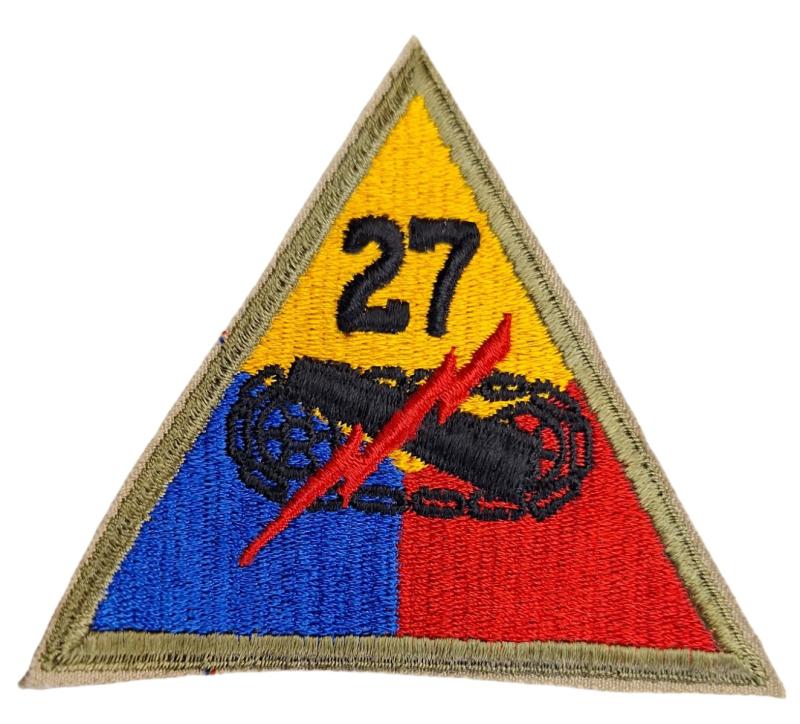 an us 27 th Armored Division patch