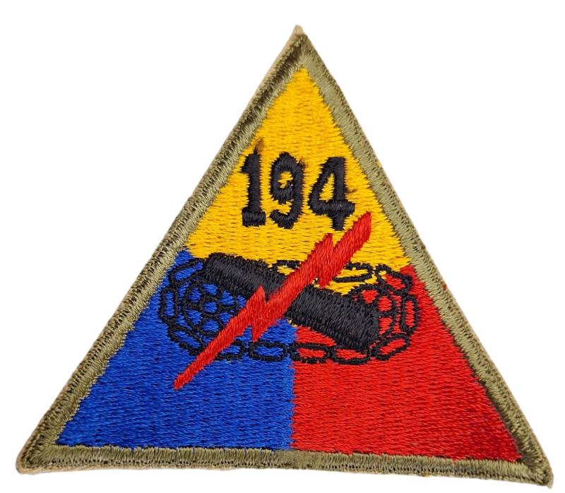 an us 194 th Armored Division patch