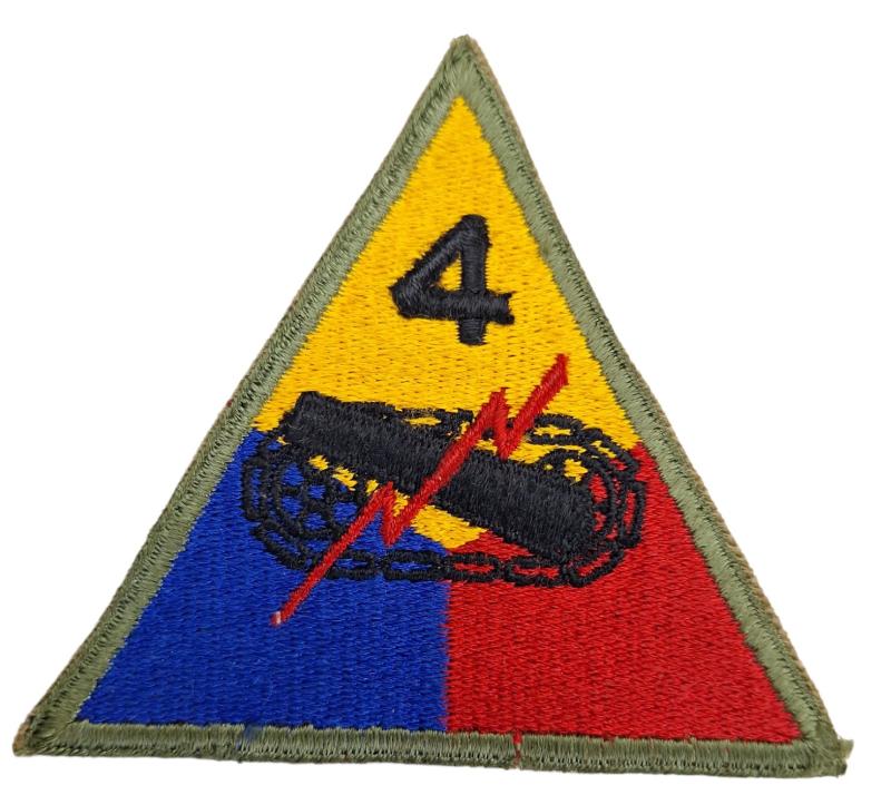 an us 4 th Armored Division patch