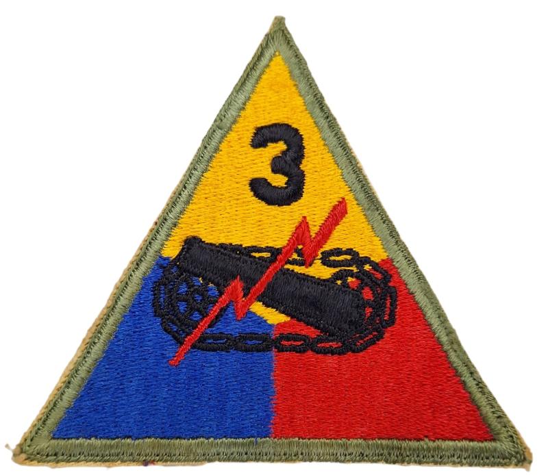 an us 3 th Armored Division patch