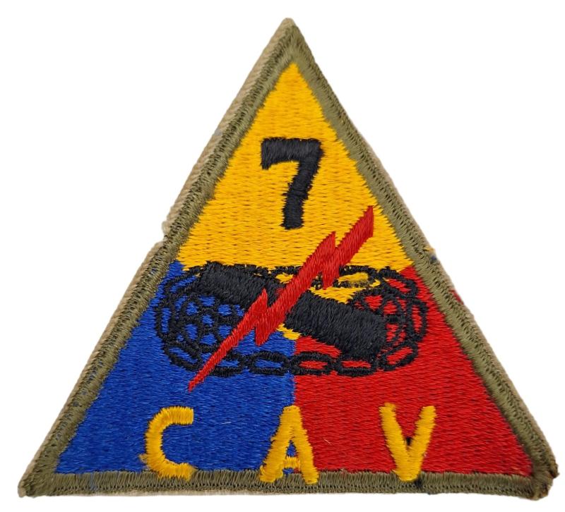 an us 7 th cavalry regiment  patch