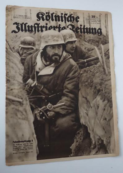 german  newspaper/magazine kölnische  illustrierte zeitung 17 feb 1944