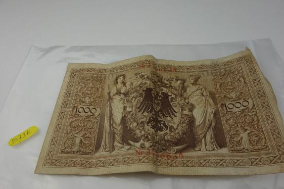 Beautiful Old Paper Money Reichsbantnote 1000 mark