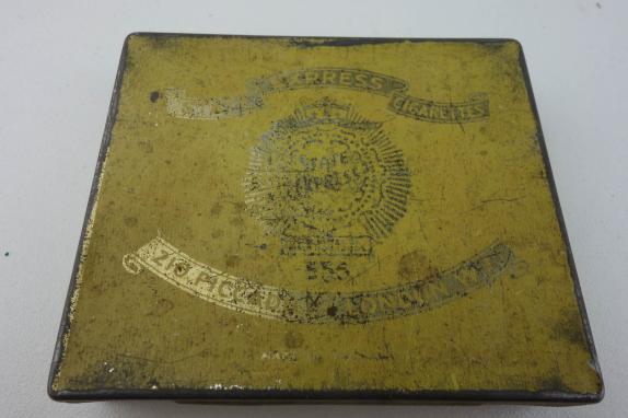 british state  express cigarettes metal box