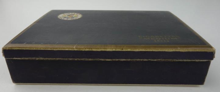 british player navy cut emty cigarettes box