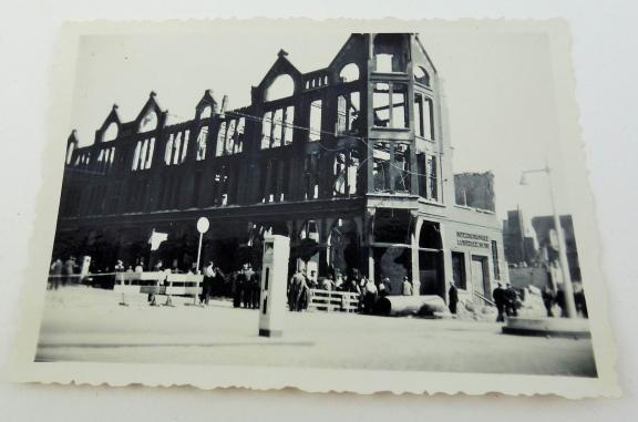 a picture of rotterdam after the bombing