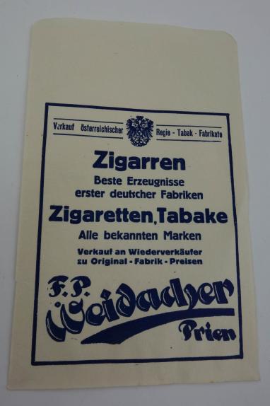 a cigarette bag in top condition