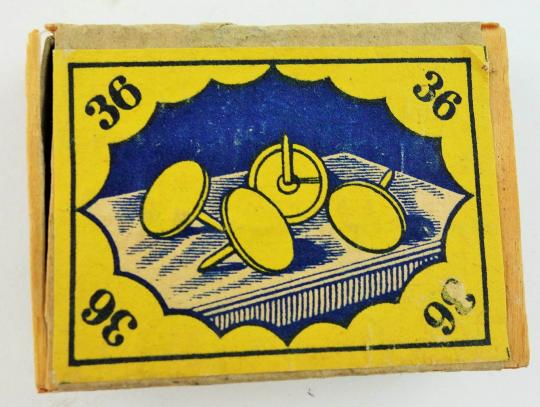 WWII German box with 36 pushpins