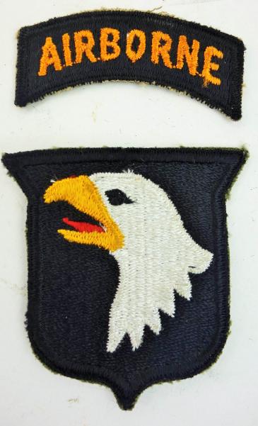 a  US 101st Airborne division patch