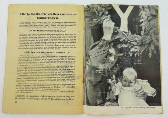 a rare german SS-leadership magazine