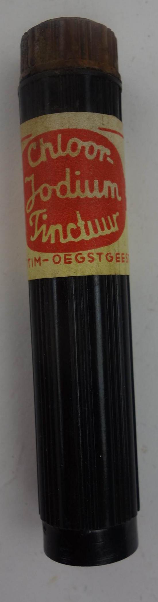 a empty dutch ww2 period iodine tube