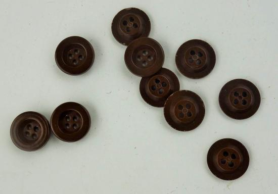 10 Italian Zeltbahn buttons