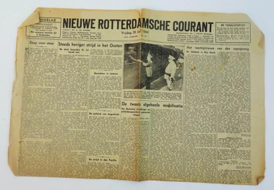 a Dutch newspaper the rotterdamsche courant