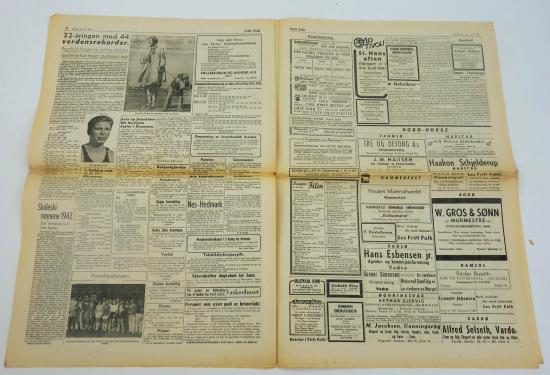 Norwegian ww2 newspaper