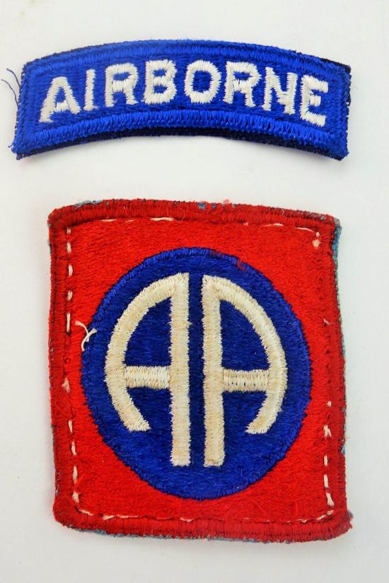 a us 82 airborne postwar patch