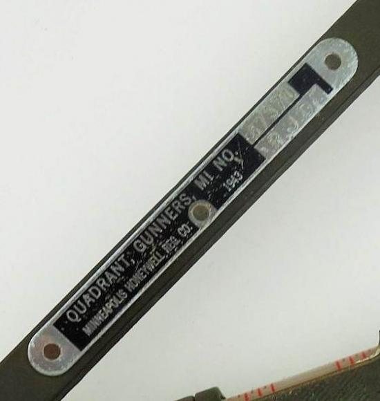 us ww2 artillery clinometer in leather pouch