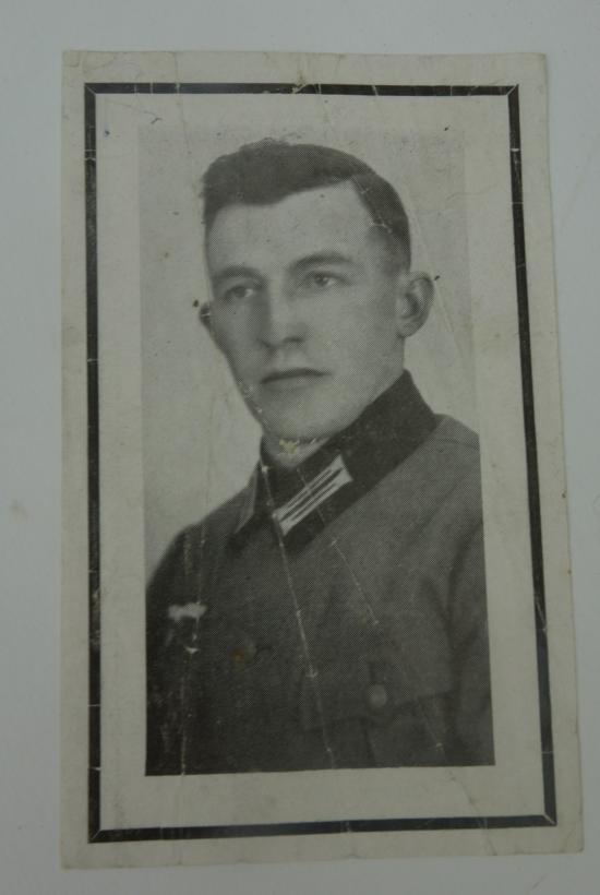 Wehrmacht Soldier Death Notice