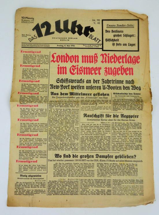 german ww2 newspaper 