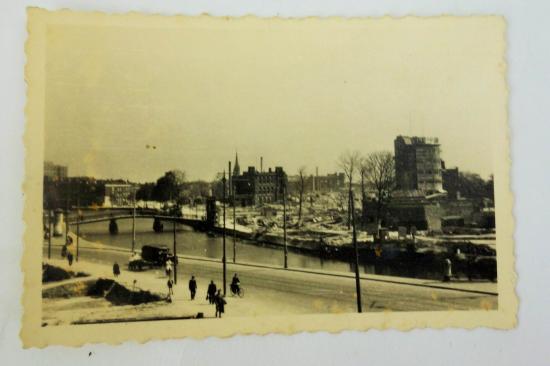 a picture of rotterdam after the bombing