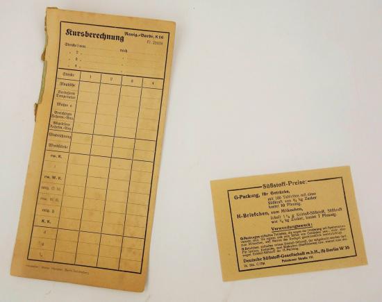 2 German ww2 documents in used condition