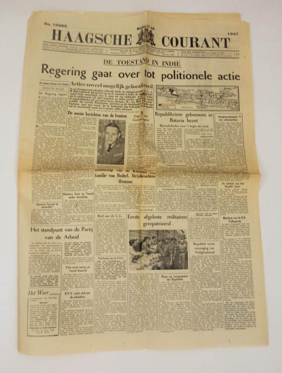 a Dutch newspaper the haagsche courant