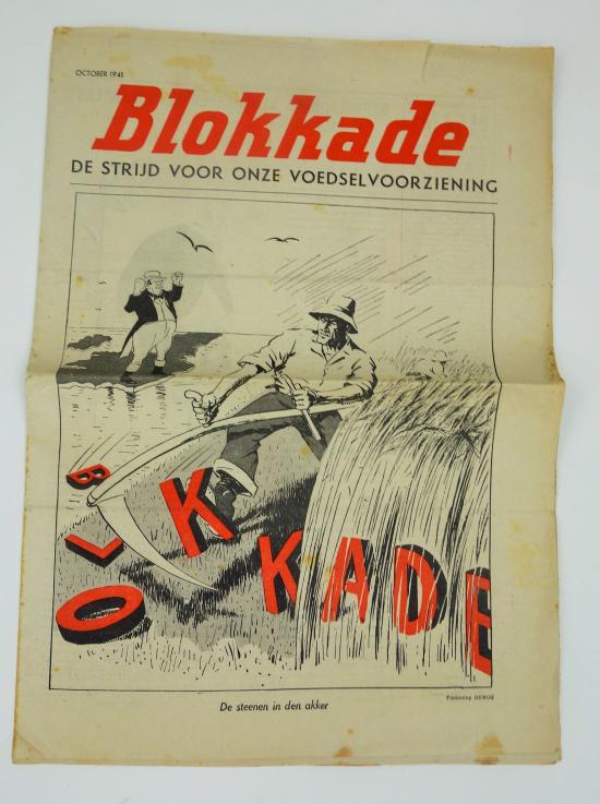 a Dutch ww2 nsb newspaper (blokkade)