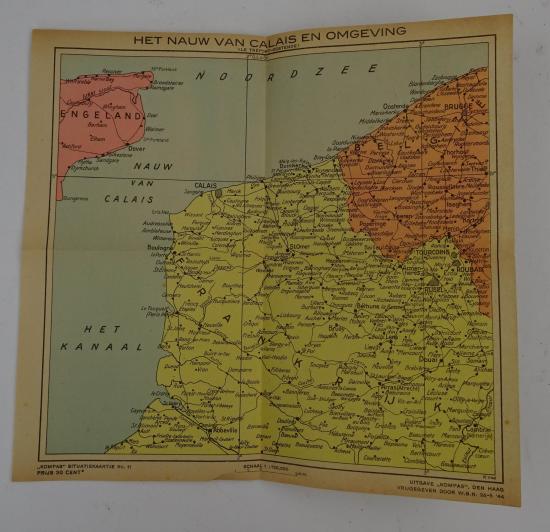 dutch ww2 france channel coast map