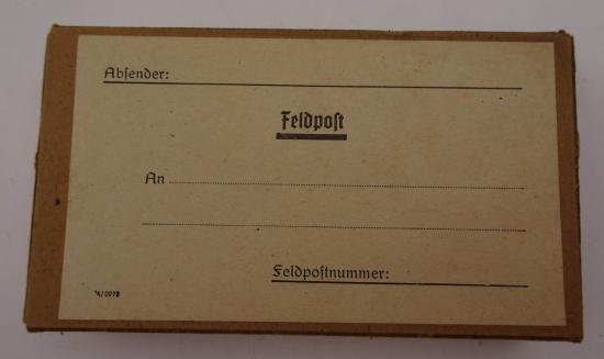 Whermacht carton fieldpost box