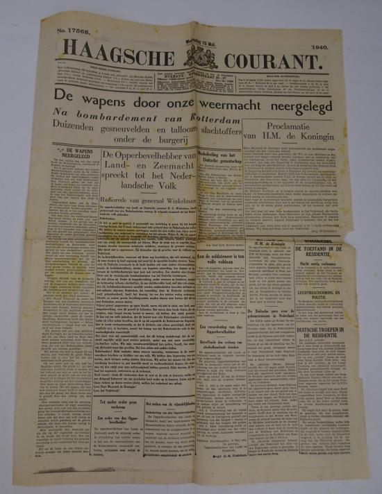 a Dutch newspaper the haagsche courant
