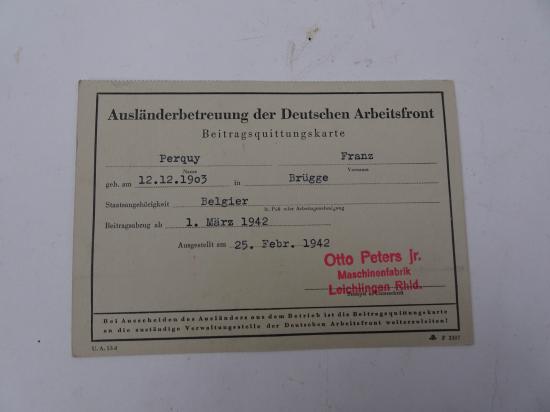 a foreign deutse arbeitsfront 
