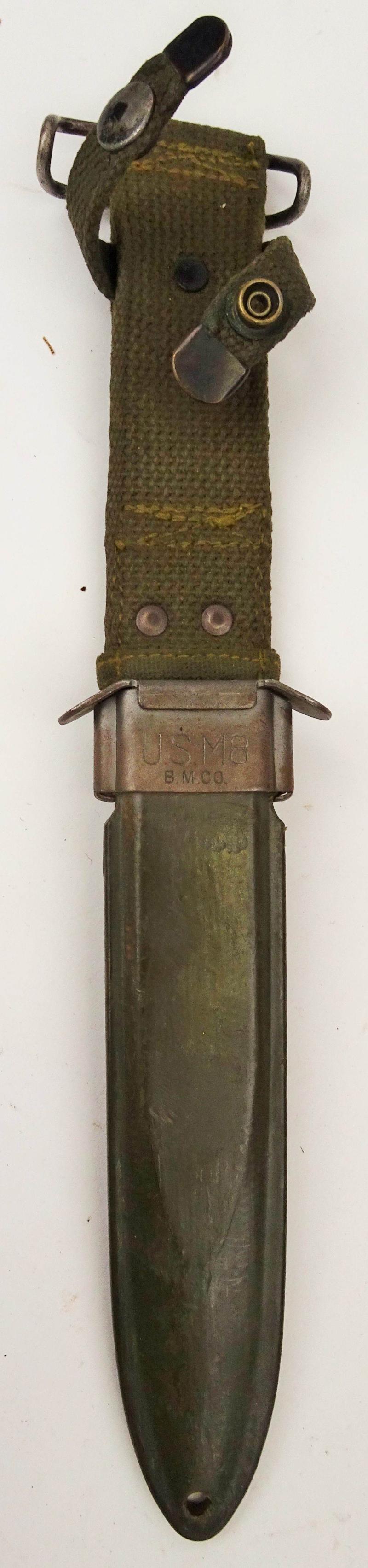 a rare  us m8 scabbard