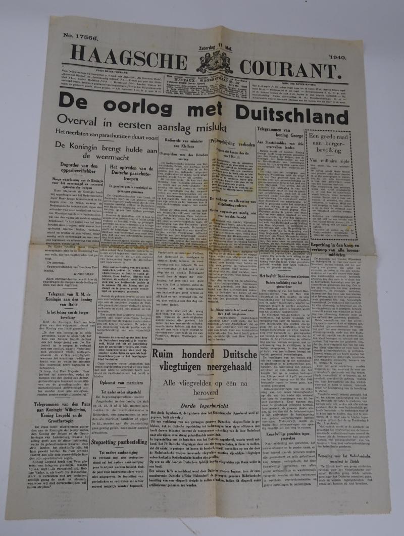 a Dutch newspaper the haagsche courant