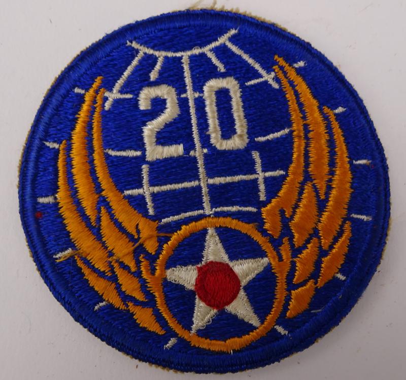 us   20th Army Air Force patch