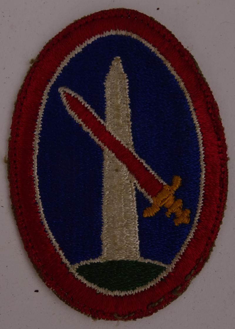 a ww2 Military District Of Washington Patch