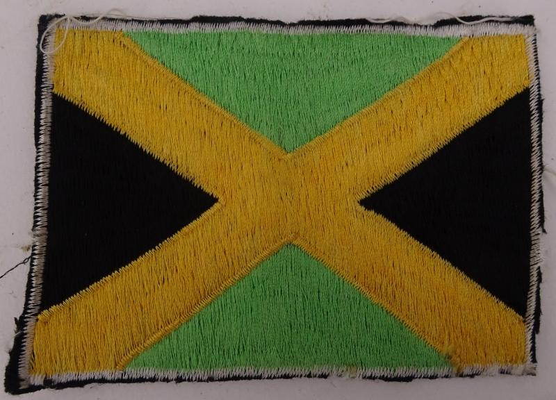 A jamaica flag patch