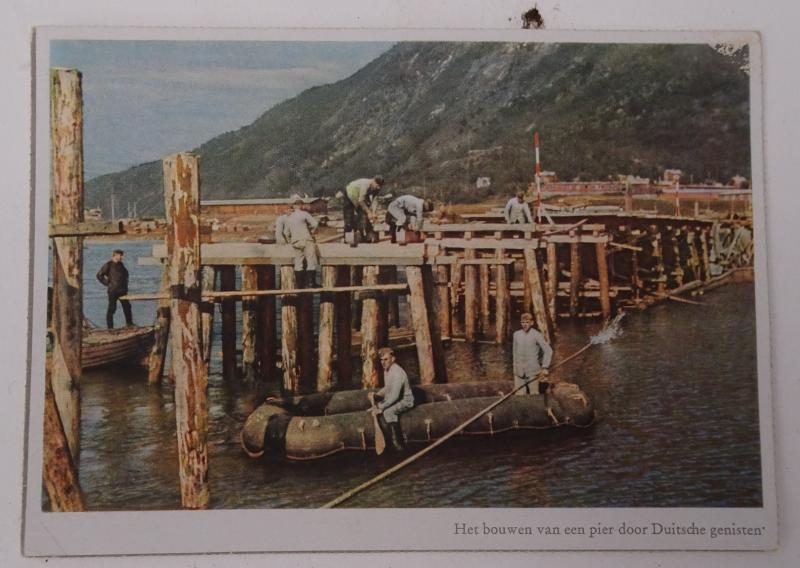 a german ww2 pre-war drawn post card