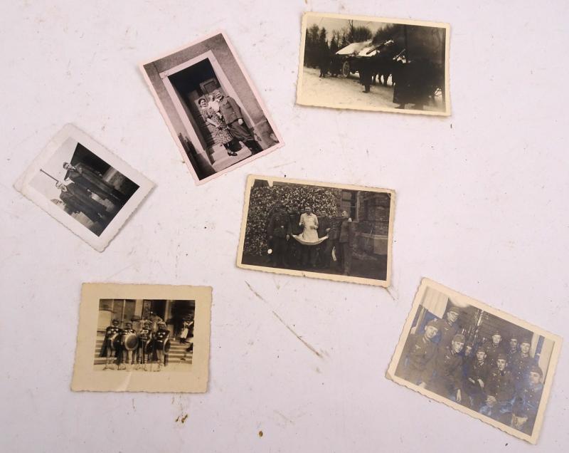 6 German ww2 small pictures in used condition