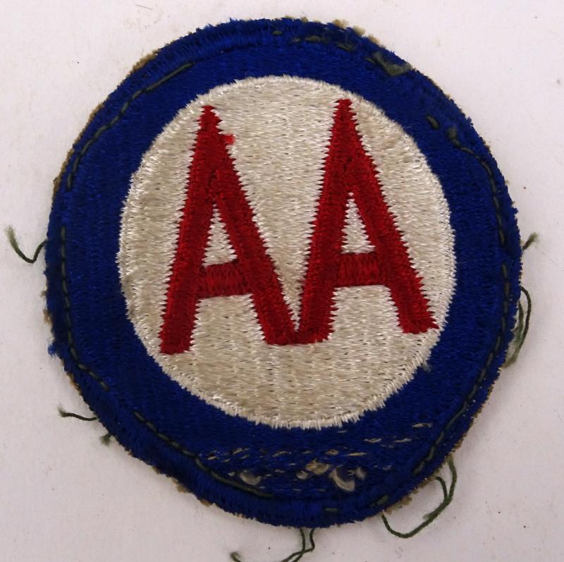a ww2 shoulder patch for the U S Army Anti-Aircraft Command.