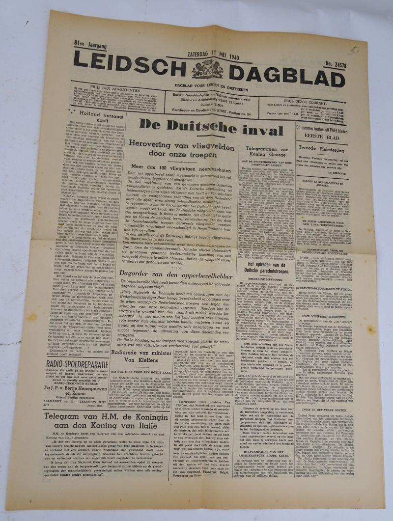 a Dutch newspaper 