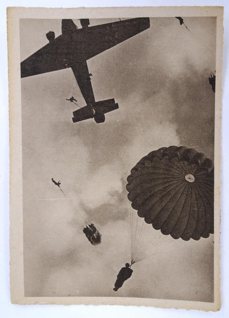 a german ww2 pre-war drawn post card