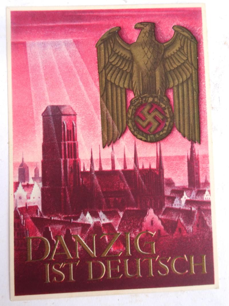 a german ww2 pre-war drawn post card