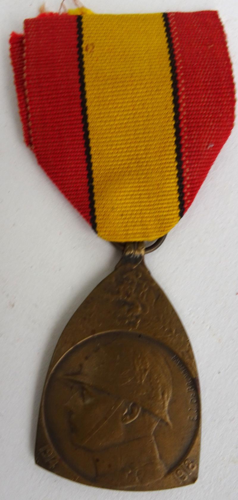 A Belgian Commemorative Medal of the 1914–1918 War