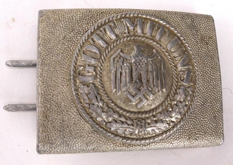A german ww2 heer aluminium buckle