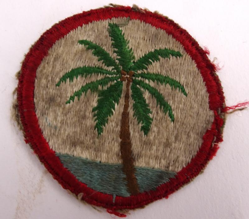 US ww2 Army Bonin Marianas Command Patch Palm Tree