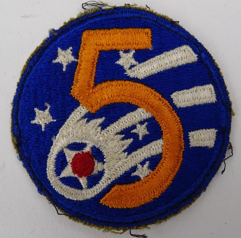 a us ww2   Army Air Corps 5th Air Force Patch