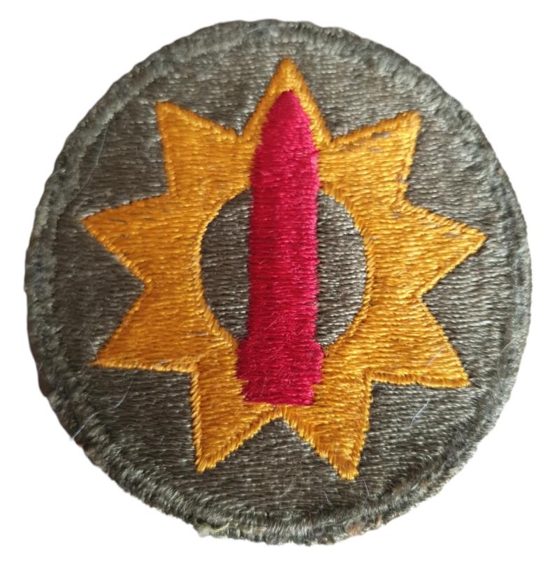 A us Ninth Coast Artillery District patch